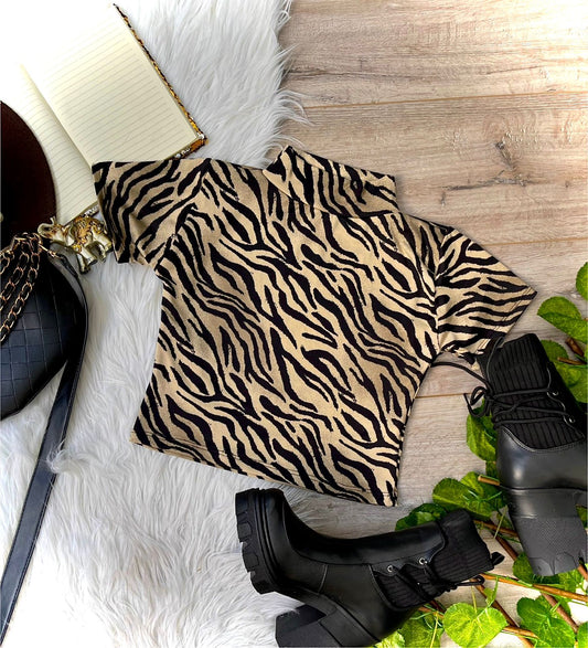 Blusa Tigre animal print